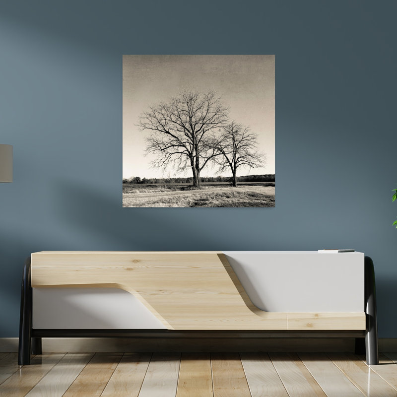 Arbre n ° 57 abstrait, paysage contemporain, art naturel, H 36 po x l 36 po