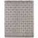 Metro Velvet Geometric Area Rug in Silver