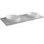 Plateau de meuble-lavabo double 61 "avec lavabo-52240552