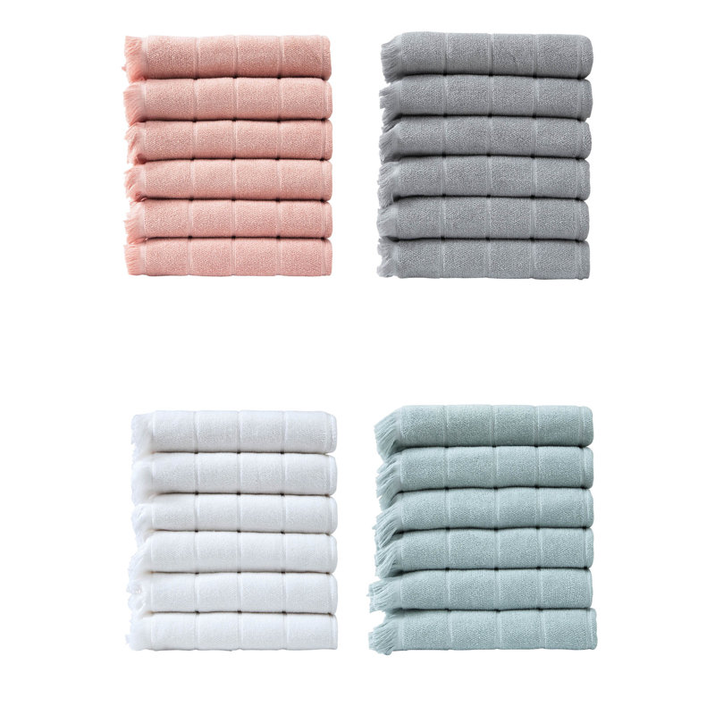 Ozkan   Midweight Washcloth, White