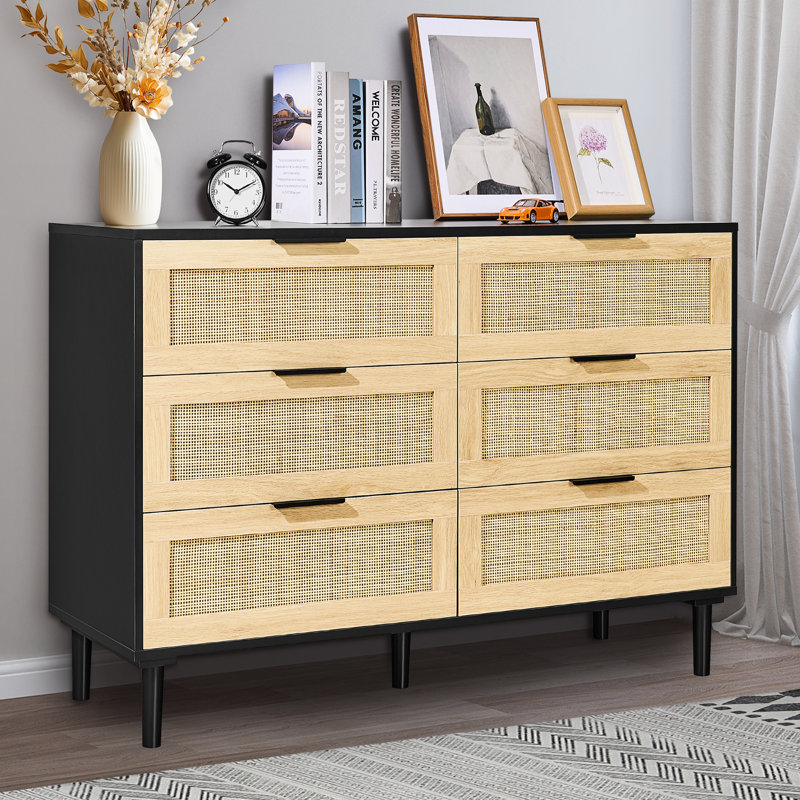 110cm W 6 - Drawer Chest of Drawers