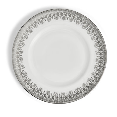 Wedgwood Silver Tonquin Dinner Plate 10.7in