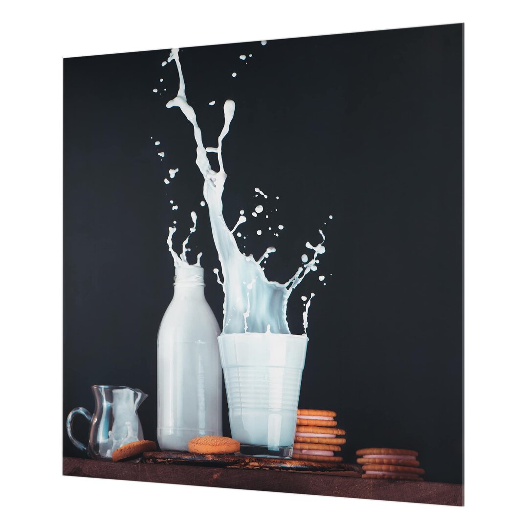 60 cm x 59 cm Glas Spritzschutzpaneel selbstklebend