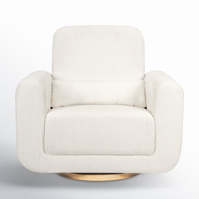 Tuba Extra Wide Swivel Glider In Eco-Performance Fabric  Water Repellent & Stain Resistant