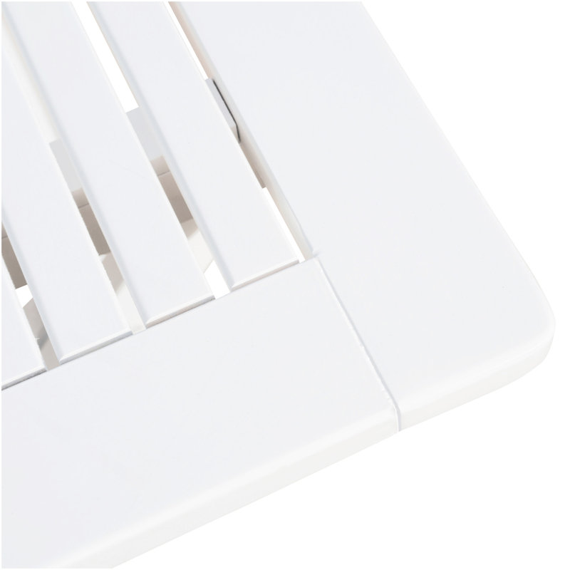 Table pliable 43,5 po Positano, Blanc