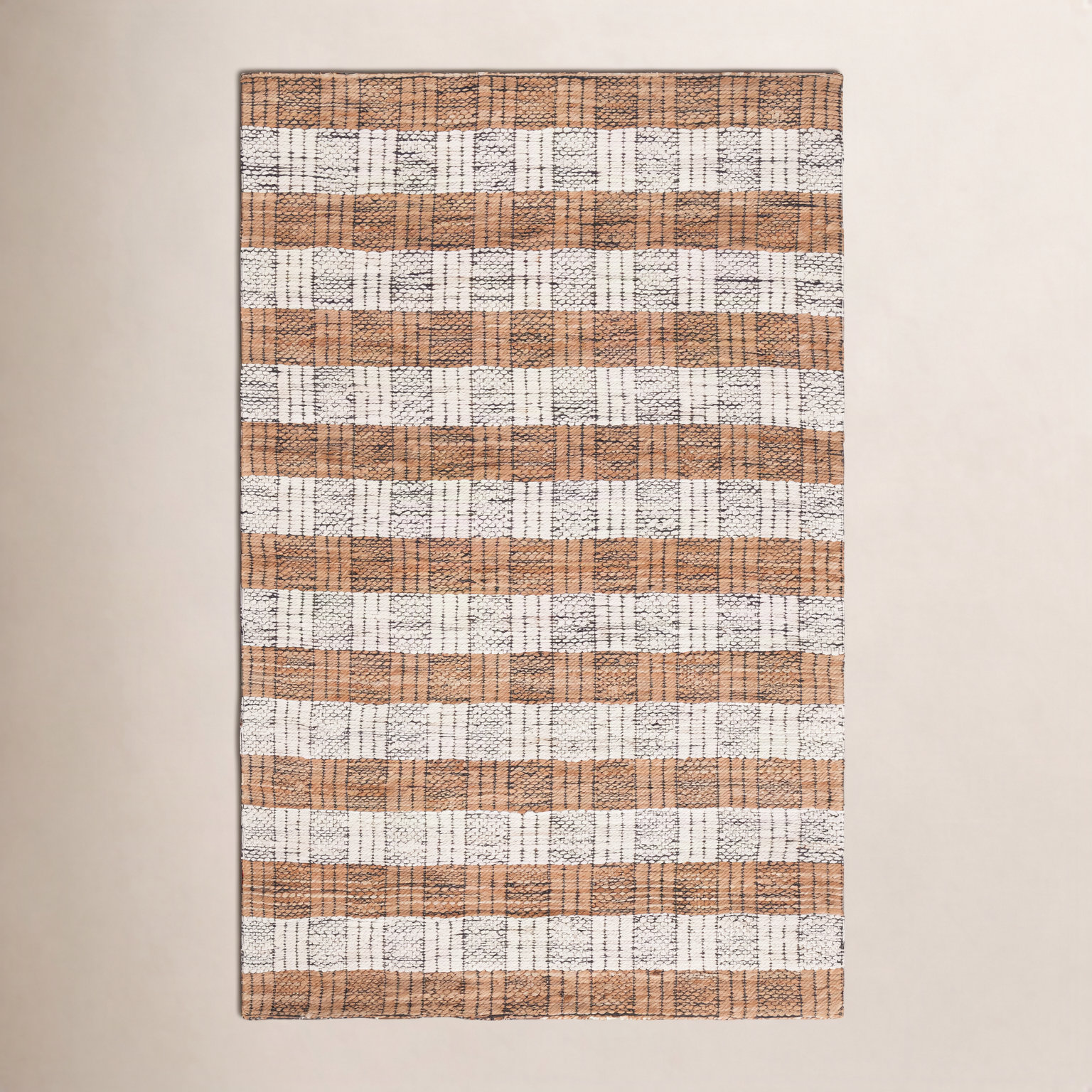 Hand-Woven Striped Performance Rug, 5'-0" X 8'-0" Rectangle