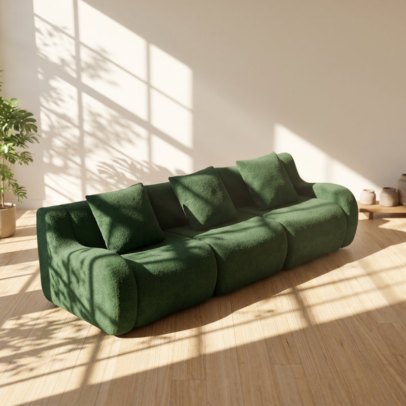 Canapé modulaire en tissu à 3 épaisseurs Boneless