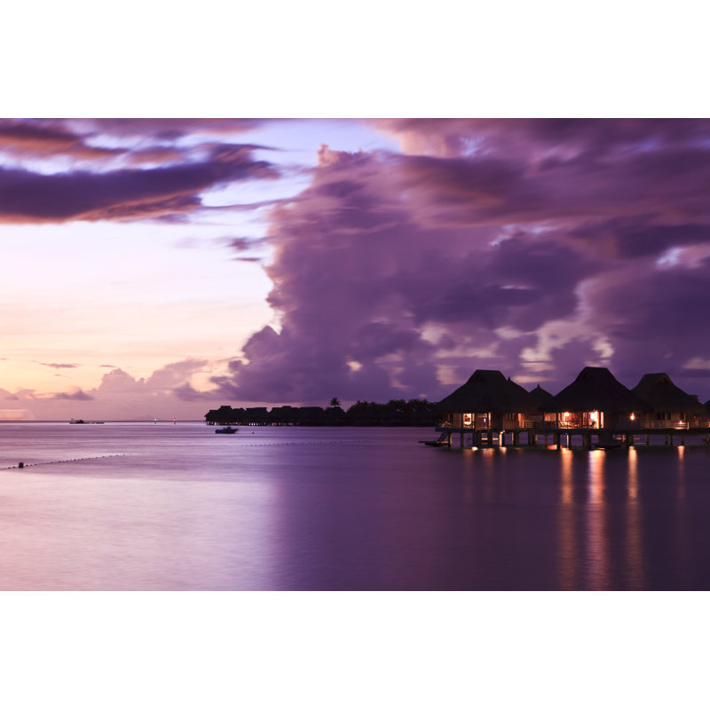 Sunset tahiti, 20cm H x 30cm W