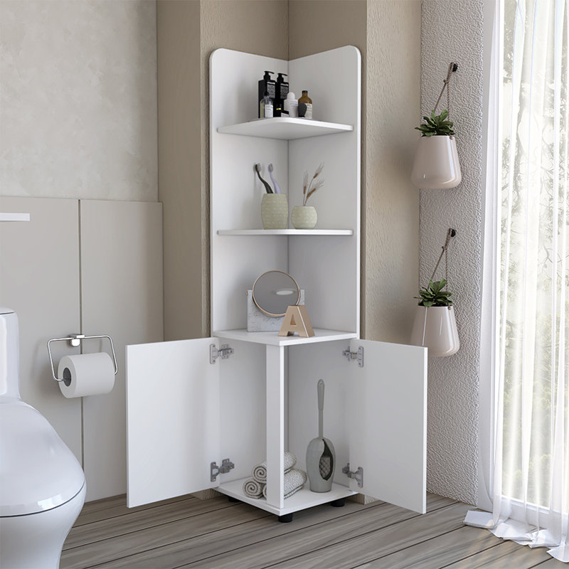Freestanding Cabinet, Kairatu, White, Width X 14,7