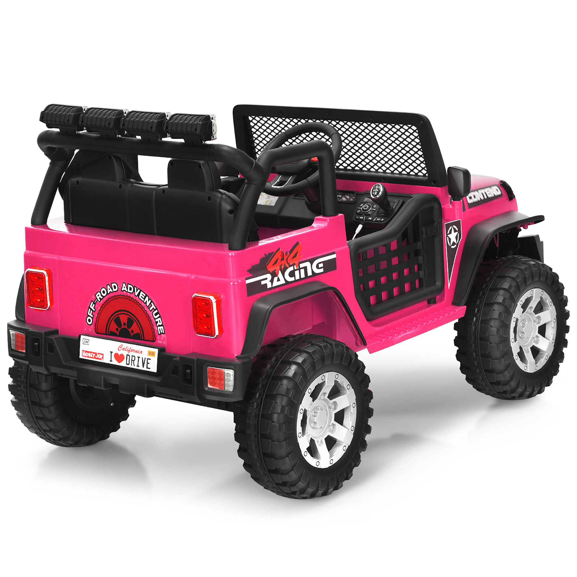 Costway 12v Battery Kids Ride On Dump Truck Rc Construction