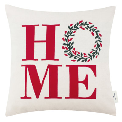 Red Square Cushion Cover