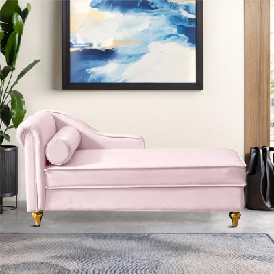 Kelei Velvet Chaise Lounge
