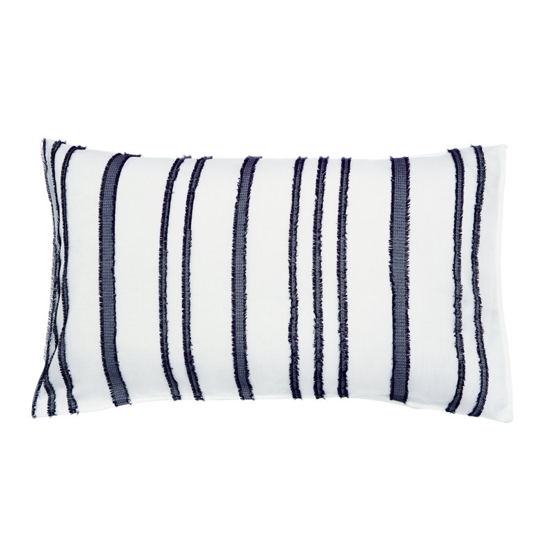 Clipped Stripe Duvet Cover Set, Double Duvet Cover + 2 Pillowcases
