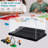 2Pcs 3-Steps Acrylic Minifigures Display Case Stackable Dustproof Collectibles Box-112319594