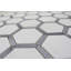 3" x 3" Marble Honeycomb Mosaic Wall & Floor Tile-44676483