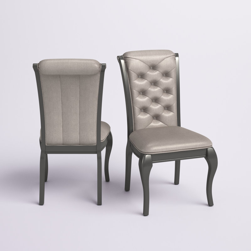 Chaise d'appoint Didcot, Noir, Gris gris