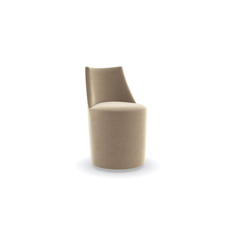 Barrel Roll Upholstered Dining Chair