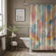 Rideau de douche standard 1 pièce Pastel Vibes-1508027909