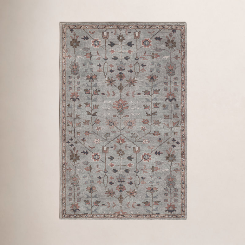 Tapis en laine touffeté à la main Bella, Rectangulaire 2 pi x 3 pi