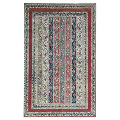 Tapis multicolore de haute qualité noué à la main