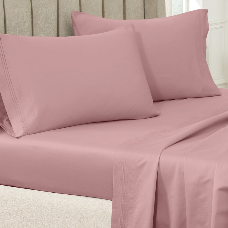Jefferson 100% Cotton - Set of 2, Standard, Blush