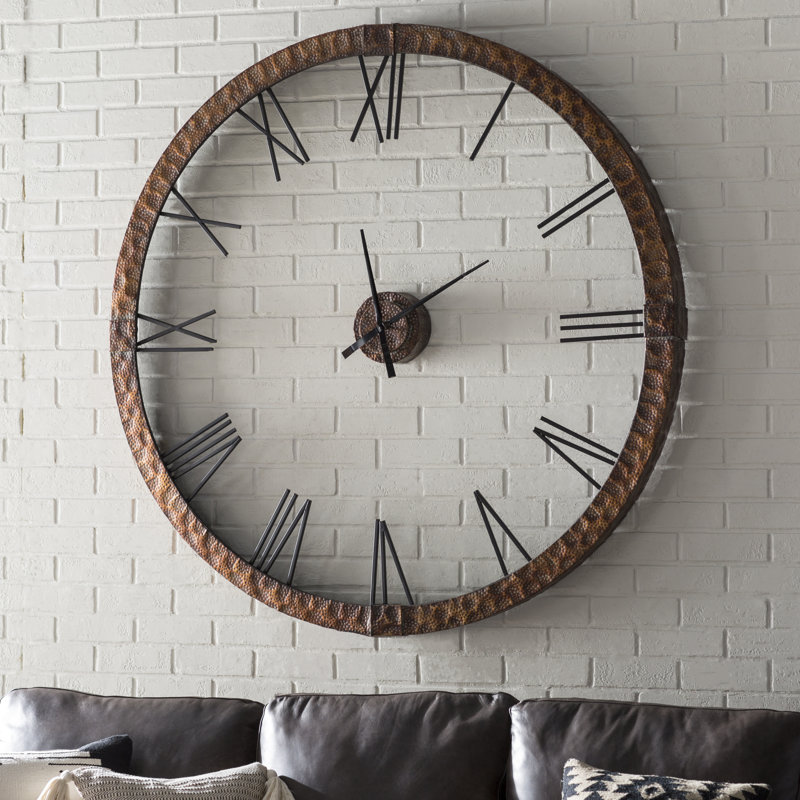 Oberon Iron Wall Clock