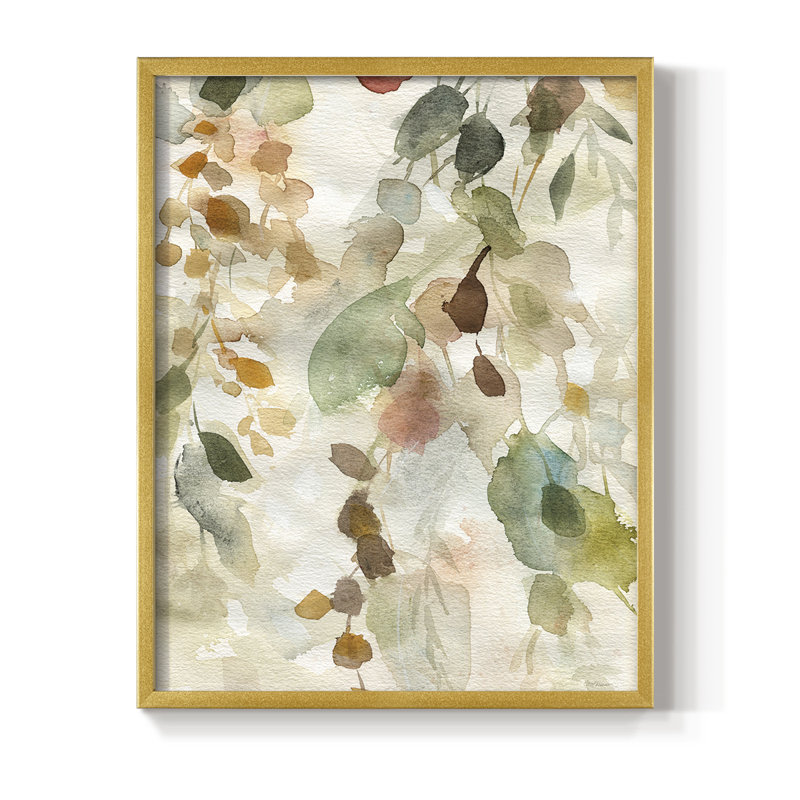 Cascading Nature I, reproduction encadrée - bois massif, H 10 po x l 8 po