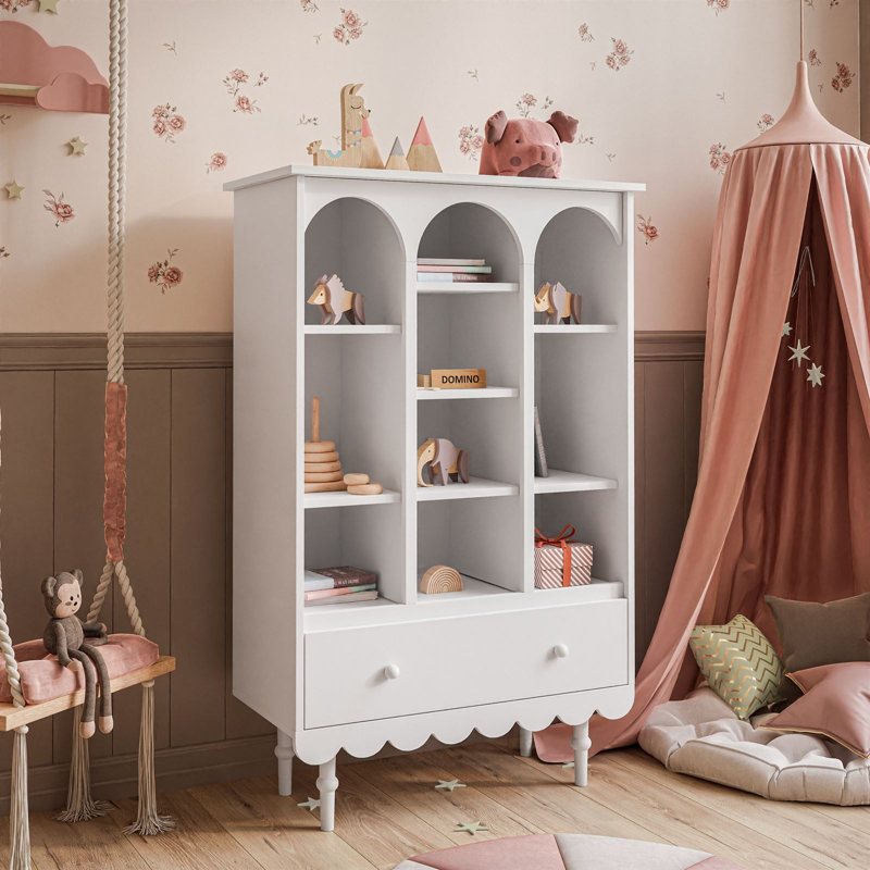Gunwald Kids Bookcase, White