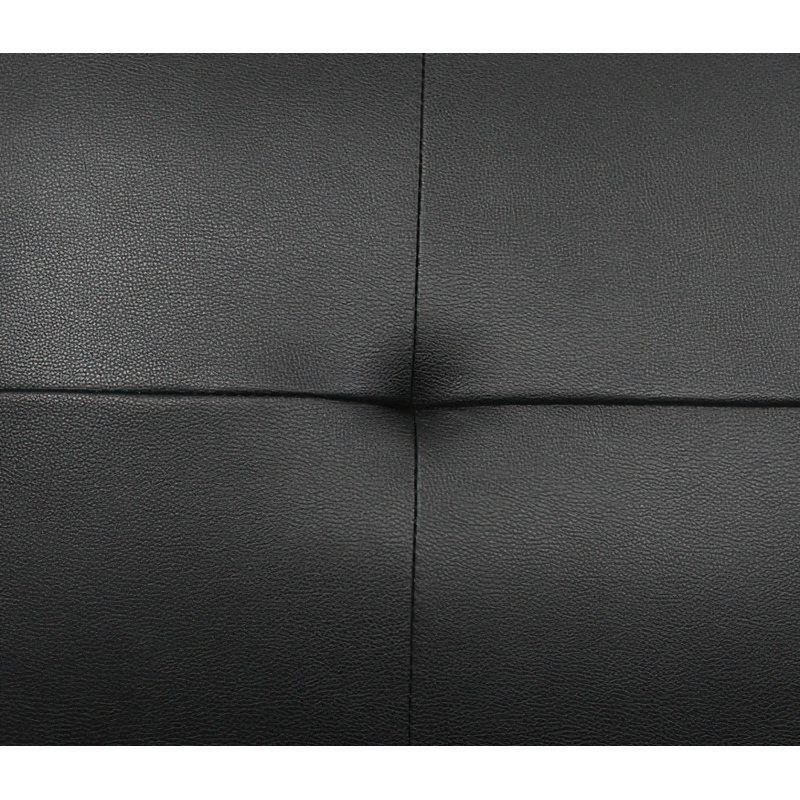 Merridale Twin 64'' Faux Leather Tufted Convertible Sofa