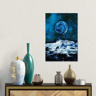 Blue Traveler by Stoian Hitrov - Gallery-Wrapped Canvas Giclée on Canvas