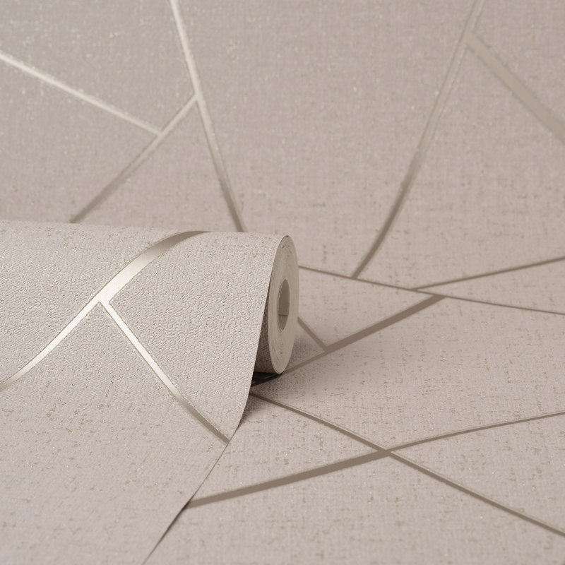Clinkscales 33' L x 20.5" W Wallpaper Roll, Blush