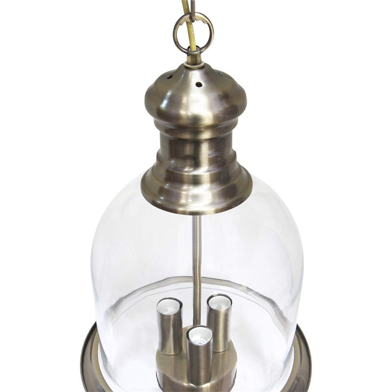 1 - Light Brass Lantern Pendant