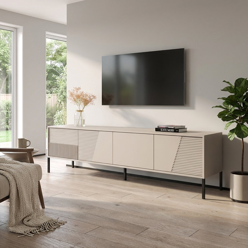 Debora 74.8" 01 TV Stand, Cashmere