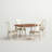 Quinta Extendable Four Leg Dining Set