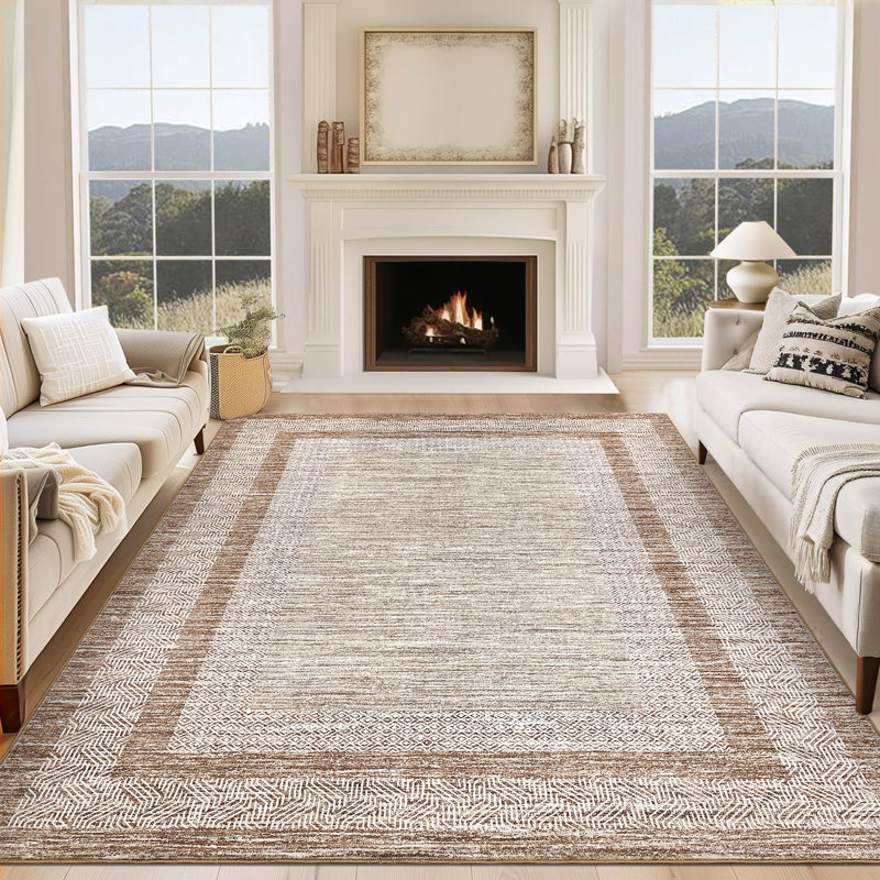 Tapis Lavable à la machine Randolph, Rectangle 9 pi x 12 pi