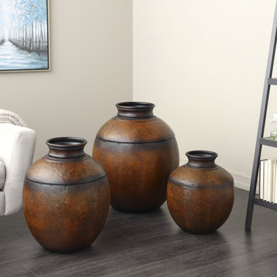 Ensemble de vases bruns Sonnfried