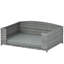 Lit d'extérieur pour chien, grand lit pour chien, lit pour animal de compagnie, lit pour chien en osier-114937263