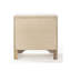 Table de chevet blanche avec rangement pour tiroir - 16,55 po Largeur, profondeur de 25,51 po pour les coulisses de chambre à coucher 3/4