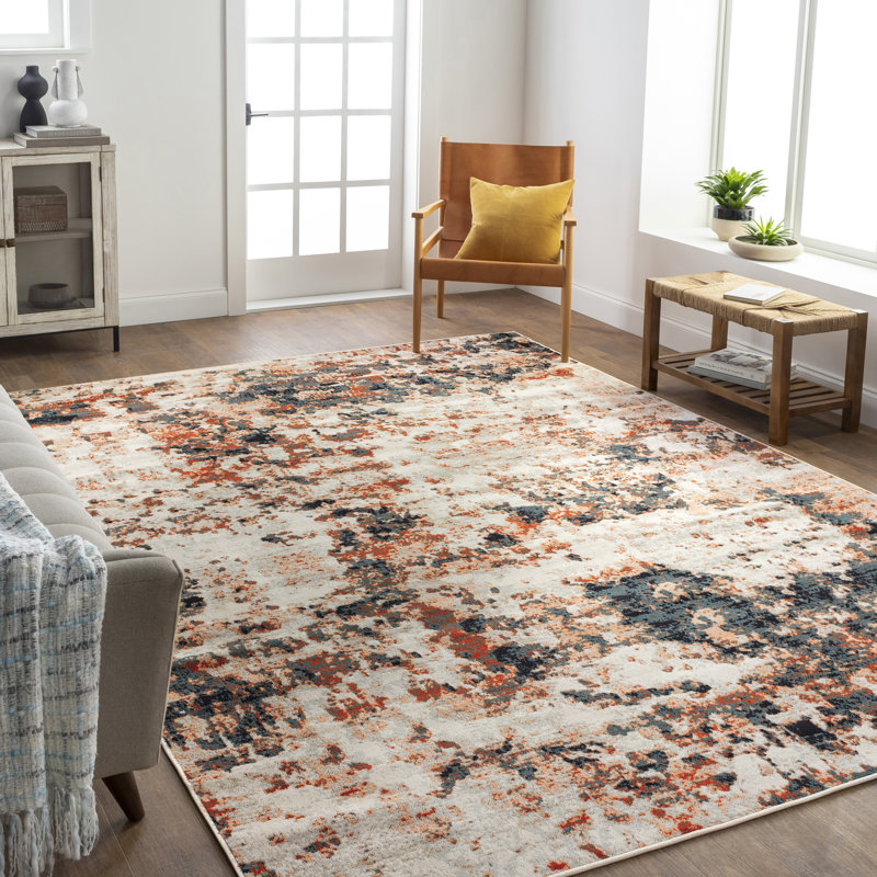Tapis intérieur / extérieur Dunmire Nealy, Rectangle 5 pi 3 po x 7 pi