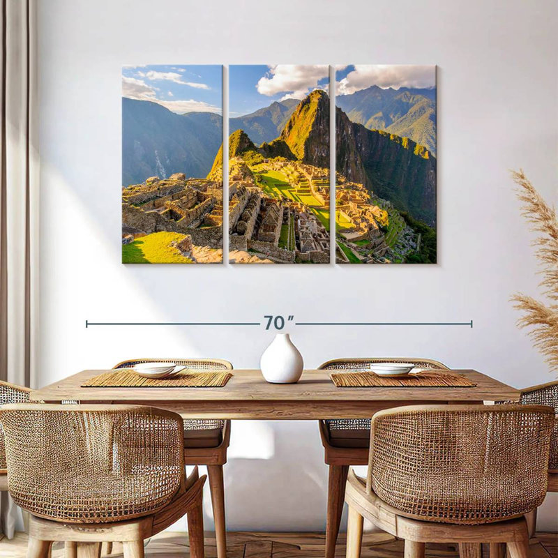 Lilie Sunlit Machu Picchu, 36" H x 57" W