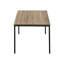 Creative 3 tables - tables basses et 2 tables de bout, taupe foncé, détails fabuleux en métal noir