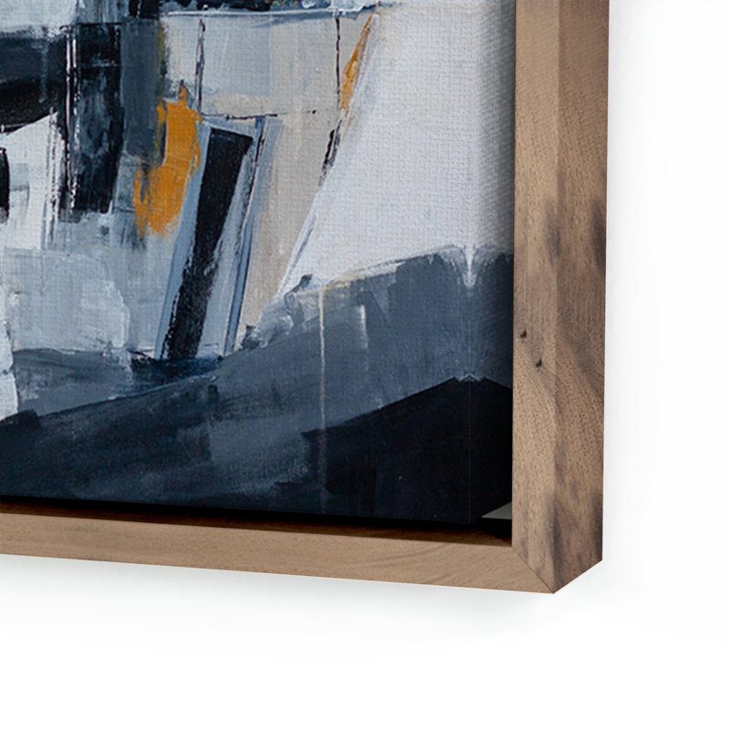To Be Free Painting by Melanie Biehle, Rustic Walnut Framed, 32" H x 32" W