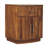 Solid Wood Curved Ribbed Byrine With Drawer
