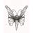 Butterfly Metal Outdoor Garden Chair-22013156
