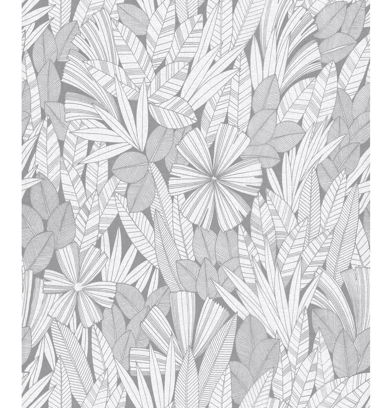Avellana Botanical Wallpaper, Gray