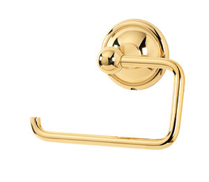 Yale Wall Mounted Single Post Paper Holder, Polished Brass