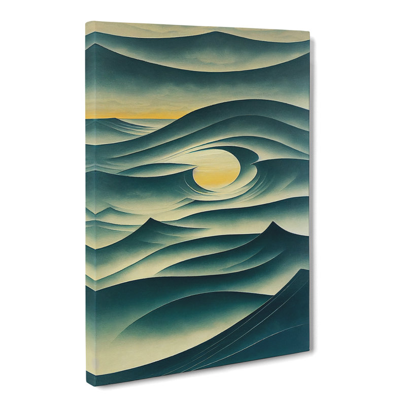 CAN-V0523-2174X Seascape Abstract Vol.8 - Wrapped Canvas Print, 50cm H x 35cm W x 3cm D