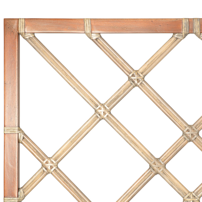 Darien Open-Frame Headboard, King, Natural