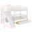 Twin Over Twin Wood Bunk Bed With Storage Staircase, Slide And 2 Drawers For Kids, Boys, Girls, Small Rooms-413838835