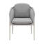 Chaise de patio avec coussin Caraker
